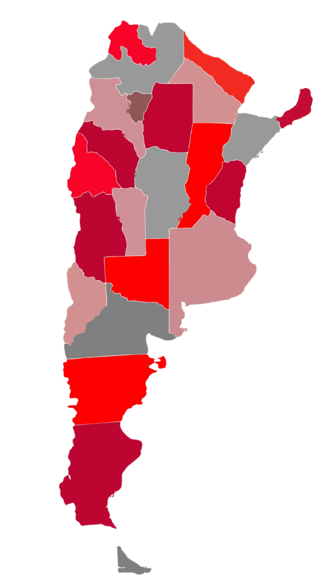 Mapa de Argentina